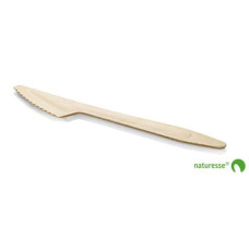 COLTELLI IN LEGNO MONOUSO SCATOLIFICIO DEL GARDA - 165 MM AVANA - CONF. DA 100 PEZZI - COD. 11968