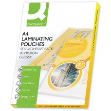 POUCHES AUTOADESIVE PER PLASTIFICATRICI 2X80 µM FINITURA LUCIDA A4 CONF. 100 PEZZI - KF11414