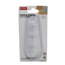 FERMAPORTA A CUNEO EMI 98X30X H.36 MM - SILICONE TRASPARENTE