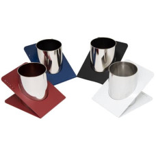 PORTAPENNE ZENITH 820 - 12,2X10X9,2 CM - Ø INTERNO 6,7 CM - BIANCO - 0608200020