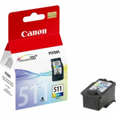 CARTUCCIA PER STAMPANTI INKJET CL-511 CANON COLORE CIANO, MAGENTA, GIALLO 2972B001