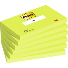 FOGLIETTI POST-IT® VERDE ACIDO 100 FOGLI/BLOCCHETTO CONF. 6 PZ 76X127 MM 7100296121