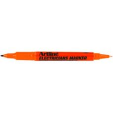 MARCATORE SPECIALE PER MATERIALE ELETTRICO ARTLINE ELECTICIANS - DOPPIA PUNTA 0,4-1 MM ARANCIONE - A ELFT/AR