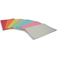 Cartelline a 3 lembi Euro-cart cartoncino manilla 25x33 cm gr. 190 g/mq grigio conf. da 50 pezzi