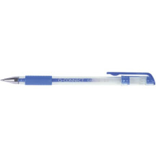 PENNA A SFERA INCHIOSTRO GEL CON CAPPUCCIO 0,5 MM BLU - CONF. 10 PEZZI - KF21717