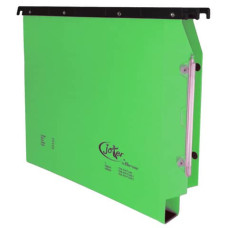 CARTELLE SOSPESE ORIZZONTALI PER ARMADI JOKER INTERASSE 33 CM - FONDO A U 3 CM - VERDE - CONFEZIONE 25 PEZZI