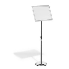 ESPOSITORE DA PAVIMENTO DURABLE CON CORNICE A SCATTO IN ALLUMINIO FORMATO A3 4799-23