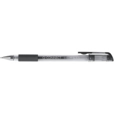PENNA A SFERA INCHIOSTRO GEL CON CAPPUCCIO 0,7 MM NERO CONF. 10 PEZZI - KF21716