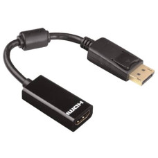 CAVETTO ADATTATORE HAMA DISPLAY PORT M/HDMI F NERO 7200335