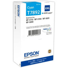 CARTUCCIA PER STAMPANTI INKJET ALTISSIMA RESA T7892 - XXL EPSON CIANO C13T789240