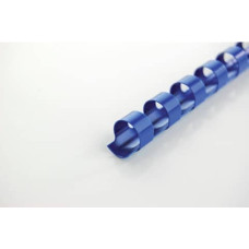 SPIRALI IN PLASTICA PER RILEGATURA A 21 ANELLI - 12 MM A4 - FINO A 95 FOGLI - CONF DA 100 DORSI GBC BLU - 4028237