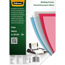 COPERTINE PER RILEGATURA A4 IN PET TRASPARENTE FELLOWES 150 MICRON CONF. 100 PEZZI  - 5384501