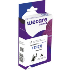 NASTRO COMPATIBILE BROTHER 6MM X 8MT WECARE NERO/BIANCO K80014W4