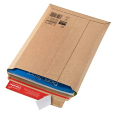 BUSTE RIGIDA PER SPEDIZIONI COLOMPAC IN CARTONE ONDULATO F.TO 35,3X51,8 CM AVANA 30000185