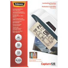 POUCHES AUTOADESIVE FELLOWES 125 MY - FINITURA LUCIDA - CONF. DA 100 PZ - A4 5328901