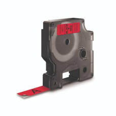 NASTRO PER ETICHETTATRICI DYMO D1 12 MM X 7 M NERO/ROSSO S0720570
