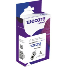 NASTRO COMPATIBILE BROTHER 24 MM X 8 MT WECARE NERO/BIANCO K80015W4