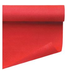 TOVAGLIA A ROTOLO IN CARTA DOPLA - 1,2X7M ROSSO - 09003