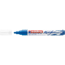 MARCATORE ACRILICO EDDING 5100 - PUNTA TONDA 2-3 MM TRATTO MEDIO - BLU-GENZIANA - 4-5100903