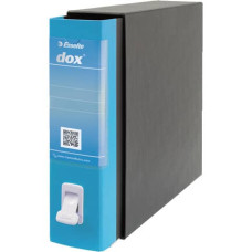 REGISTRATORE A LEVA DOX2 PROTOCOLLO 28,5X35 CM - DORSO 8 CM BLU CHIARO D26201