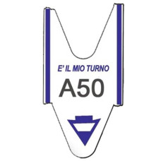 ROTOLO TAGLIANDI PER ELIMINACODE PRINTEX 2000 TAGLIANDI F.TO LETTERA + 2 CIFRE BLU - CONF. 5 PEZZI - TR/ROLL/BLU
