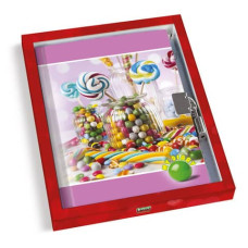 DIARIO DEI SEGRETI CON LUCCHETTO LEBEZ FANTASIA ASSORTITA LOVE E CANDY