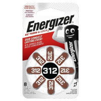 Batterie a bottone Energizer 312 zinc air tl8 conf. da 8