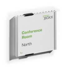 TARGHE DURABLE INFO SIGN IN ALLUMINIO/ACRILICO TRASPARENTE/ARGENTO METALLIZZATO 149X148,5 MM - 480223