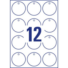 CARTELLINI MICRO-PERFORATI AVERY ULTRARESISTENTI IN PLASTICA 190µ TONDI BORDI LISCI IN CONF. DA 120 PZ T3004-10