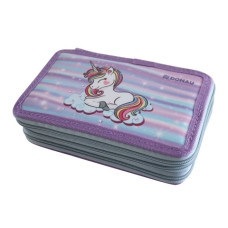 ASTUCCIO A 3 ZIP DONAU FANTASIA UNICORNO - CONF. DA 3 PEZZI ASTUCCIO A 3 ZIP DONAU FANTASIA UNICORNO - CONF. DA 3 PEZZI
