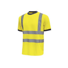 T-SHIRT ALTA VISIBILITA GLITTER U-POWER COTONE-POLIESTERE GIALLO FLUO TAGLIA XL HL197YF T-SHIRT ALTA VISIBILITA GLITTER U-POWER COTONE-POLIESTERE GIALLO FLUO TAGLIA XL HL197YF