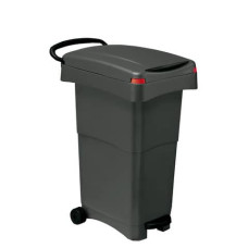 CONTENITORE PORTARIFIUTI NELLO 80 LT PP MOBIL PLASTIC GRIGIO ANTRACITE 151-GRN