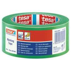 NASTRO PER SEGNALAZIONI IN PVC TESA TESAFLEX® 60760 RIVESTITO GOMMA RESINA 50MMX33M VERDE - 60760-00097-15