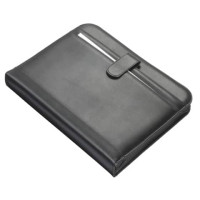 Cartella portadocumenti con anelli Alassio riccione in similpelle 28,5x4,5x35,7 cm a4 nero