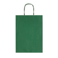 Sacchetti da regalo allegra tinta unita dark 22x10x27 cm verde conf. da 25