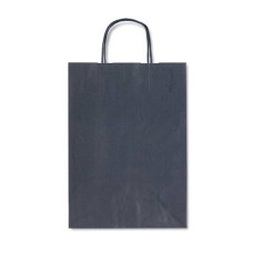 SACCHETTI DA REGALO BLU TINTA UNITA DARK 26X12X36 CM BLU CONF. DA 25 - SDF26-561