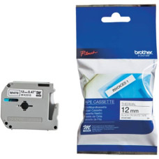 NASTRO PER ETICHETTATRICE NERO/BIANCO BROTHER 12 MM X 8 MT MK231BZ