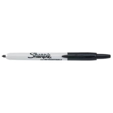 MARCATORE PERMANENTE SHARPIE RT A SCATTO F A PUNTA CONICA 1 MM NERO S0810840