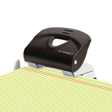 PERFORATORE A DUE FORI Q-CONNECT PER 20 FOGLI NERO KF14217