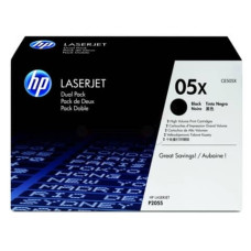 TONER ALTA CAPACITA 05X HP NERO  CONF. 2 - CE505XD