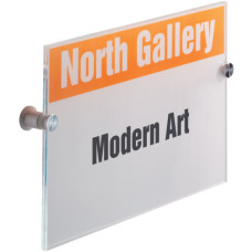 TARGA DURABLE CRYSTAL SIGN ACRILICO TRASPARENTE 210X297 MM 482519 TARGA DURABLE CRYSTAL SIGN ACRILICO TRASPARENTE 210X297 MM 482519