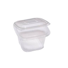 CONTENITORI IN PP QUADRATI CON COPERCHIO INCERNIERATO CUKI PROFESSIONAL 120 MM X 120 MM X 75 MM - CONF. 50 PZ