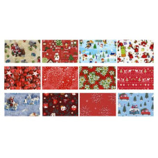ROTOLO CARTA DA REGALO FLORIO CARTA FANTASIA NATALIZIA - 70 CM X 2 M - GR3J1NAT
