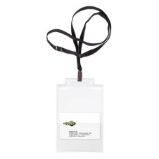PORTANOME IN PVC RIGIDO SEI ROTA PASS 6 ST CORDONCINO+PINZETTA+TASCA IN CONF. DA 10 PEZZI - NERO - 31841700