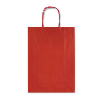 Sacchetti da regalo allegra tinta unita dark 22x10x27 cm rosso conf. da 25