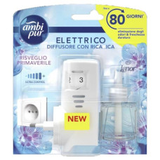 STARTER KIT DIFFUSORE ELETTRICO PIU RICARICA AMBI PUR LENOR 20 ML RISVEGLIO PRIMAVERILE - AH95