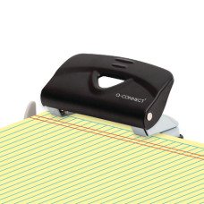 PERFORATORE A DUE FORI Q-CONNECT PER 10 FOGLI NERO KF14214