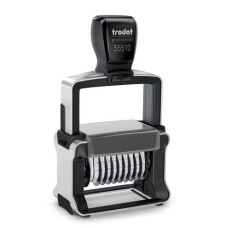 NUMERATORE AUTOINCHIOSTRANTE A 10 CIFRE TRODAT PROFESSIONAL 55510 4.0 IN ACCIAIO NERO - 120202