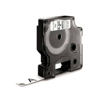 Nastro per etichettatrici Dymo d1 nylon 12 mm x 3,5 m nero/bianco s0718040