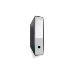 REGISTRATORE PROTOCOLLO IN PPL DORSO 8 CM - 28,5X34,3 CM TOPTOO PLUS GRIGIO RTXP8GR